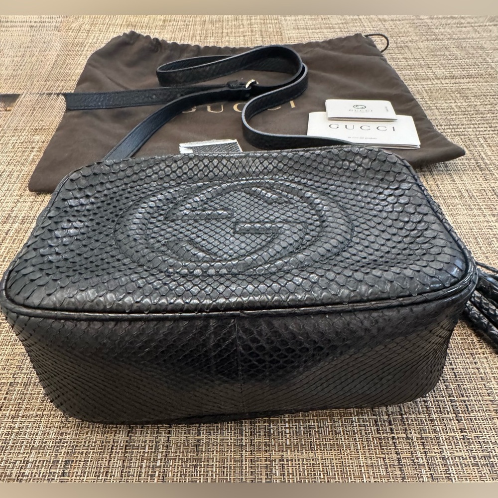 Gucci Python Soho Disco Bag - image 3